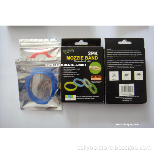 Mosquito Repellent Silicone Bracelet Bands (P5102)